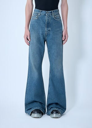 Rick Owens DRKSHDW Denim Bolan Bootcut Pants Blue drk0164017