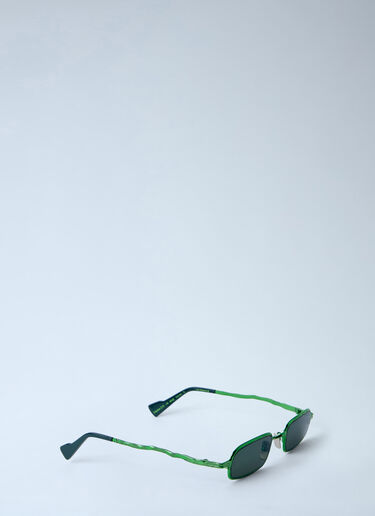 Z18 Hamburger Banhoff Sunglasses Kuboraum Z18 Hamburger Banhoff Sunglasses Green kub0364009