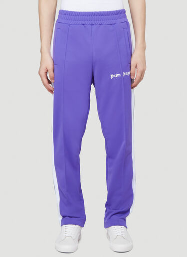 Palm Angels Side-Stripe Track Pants Purple pma0139007