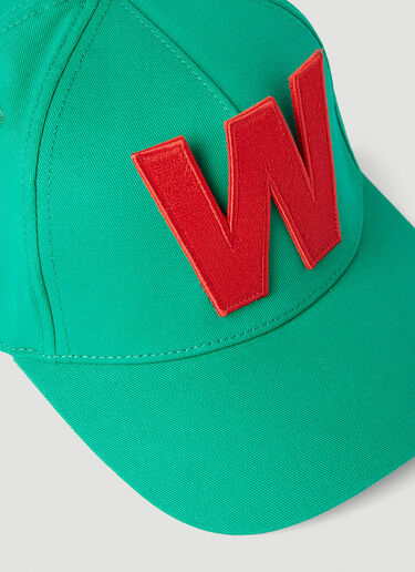 W 베이스볼 캡 Walter Van Beirendonck W 베이스볼 캡 그린 wlt0152029