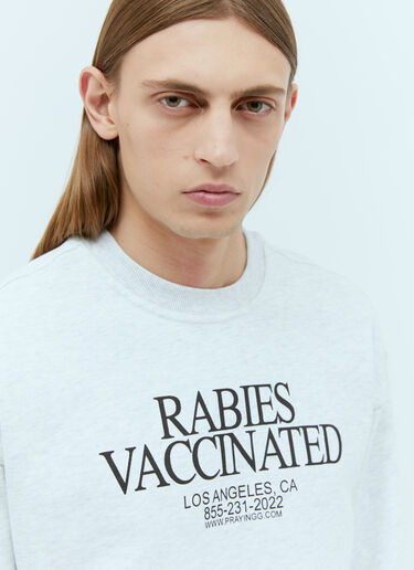 Rabies 圆领运动衫 Praying Rabies 圆领运动衫 灰色 pry0354014