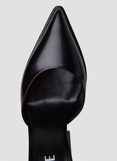Versace Aevitas Pointy Platform Pumps Black vrs0250024