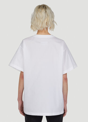 MM6 Maison Margiela ロゴシャツ ロゴプリントTシャツ ホワイト mmm0247019