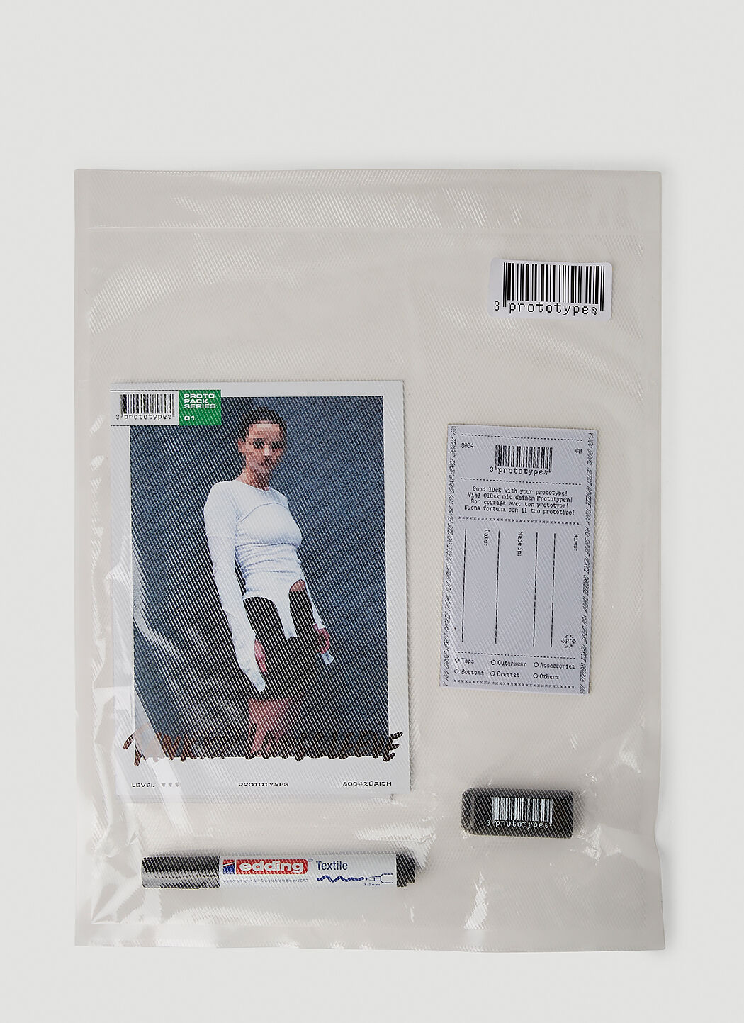 PROTOTYPES Proto Pack Long Sleeve T-Shirt White typ0250009