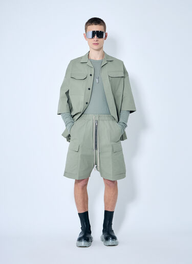 Rick Owens Bela Cargo Shorts Green ric0159031