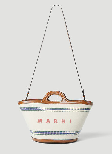 Marni Tropicalia 小号手提包 米色 mni0255048