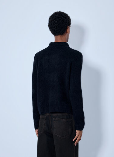 LN-CC® - Dries Van Noten: Mora Fitted Knit Cardigan - Black Dries Van Noten Mora Fitted Knit Cardigan Black dvn0165018