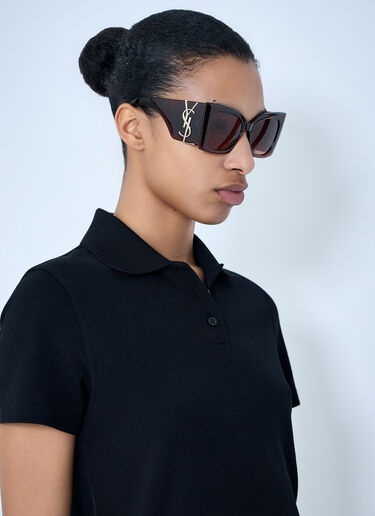 Saint Laurent SL M119 캣아이 선글라스 갈색 sla0263107