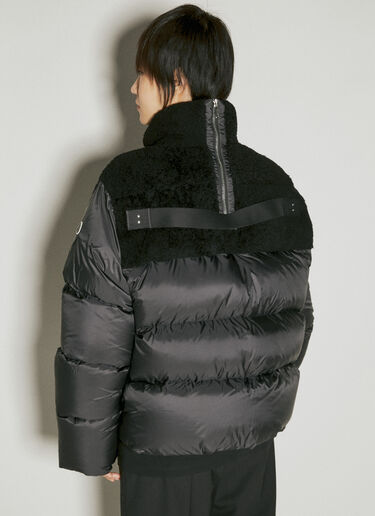 Moncler + Rick Owens Cyclopic Short Down Jacket Black mcs0355008