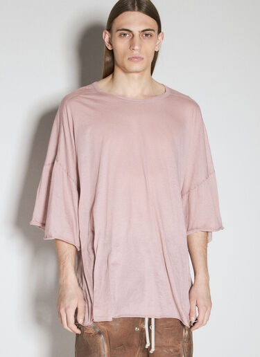 Rick Owens トミー Tシャツ ピンク ric0155014