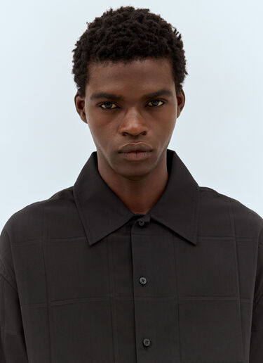 Jacquemus La Chemise Corto Shirt Black jac0158004