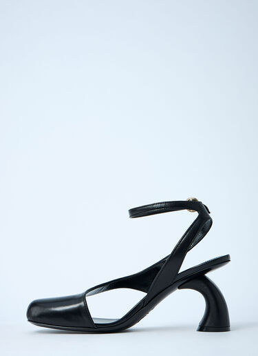 Dries Van Noten Leather Heels Black dvn0259001