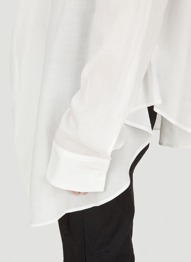 Yohji Yamamoto 正面开衩衬衫 白 yoy0250008