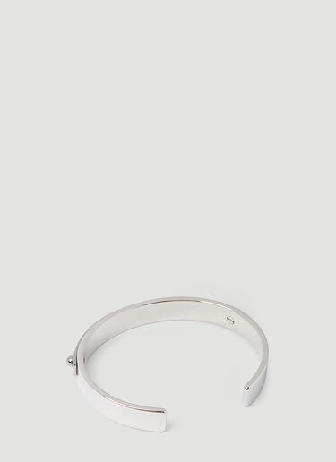 Dolce & Gabbana 徽标刻花手镯 银色 dol0153017
