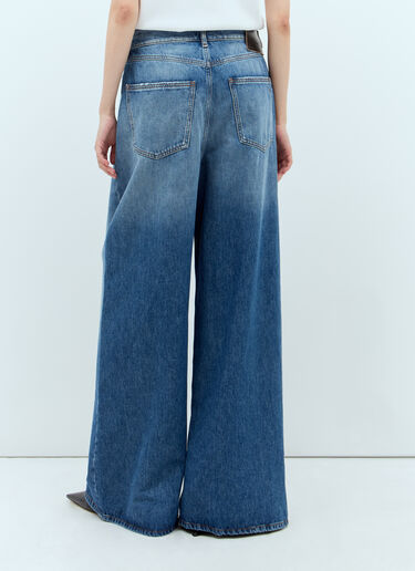 Sportmax Oversized Low-Rise Jeans Blue spx0257010