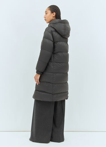 Max Mara Long Water-Repellent Down Coat Black max0258028