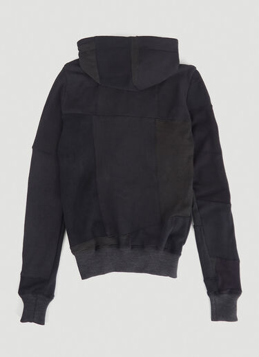 DRx FARMAxY FOR LN-CC Monochromatic Deconstructed Panelling Hooded Sweatshirt Black drx0346001