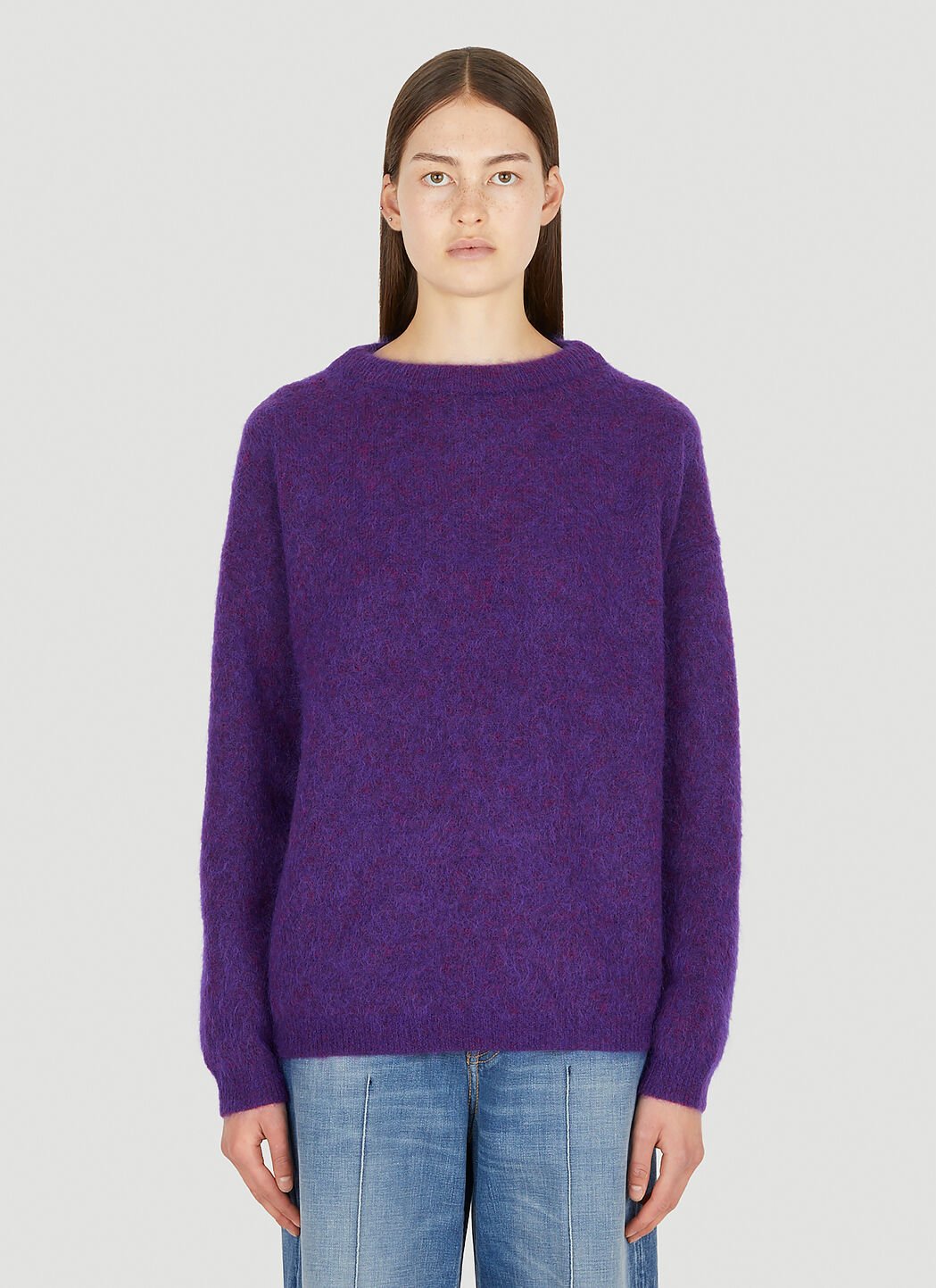 Acne Studios Knitted Sweater in Purple LN CC
