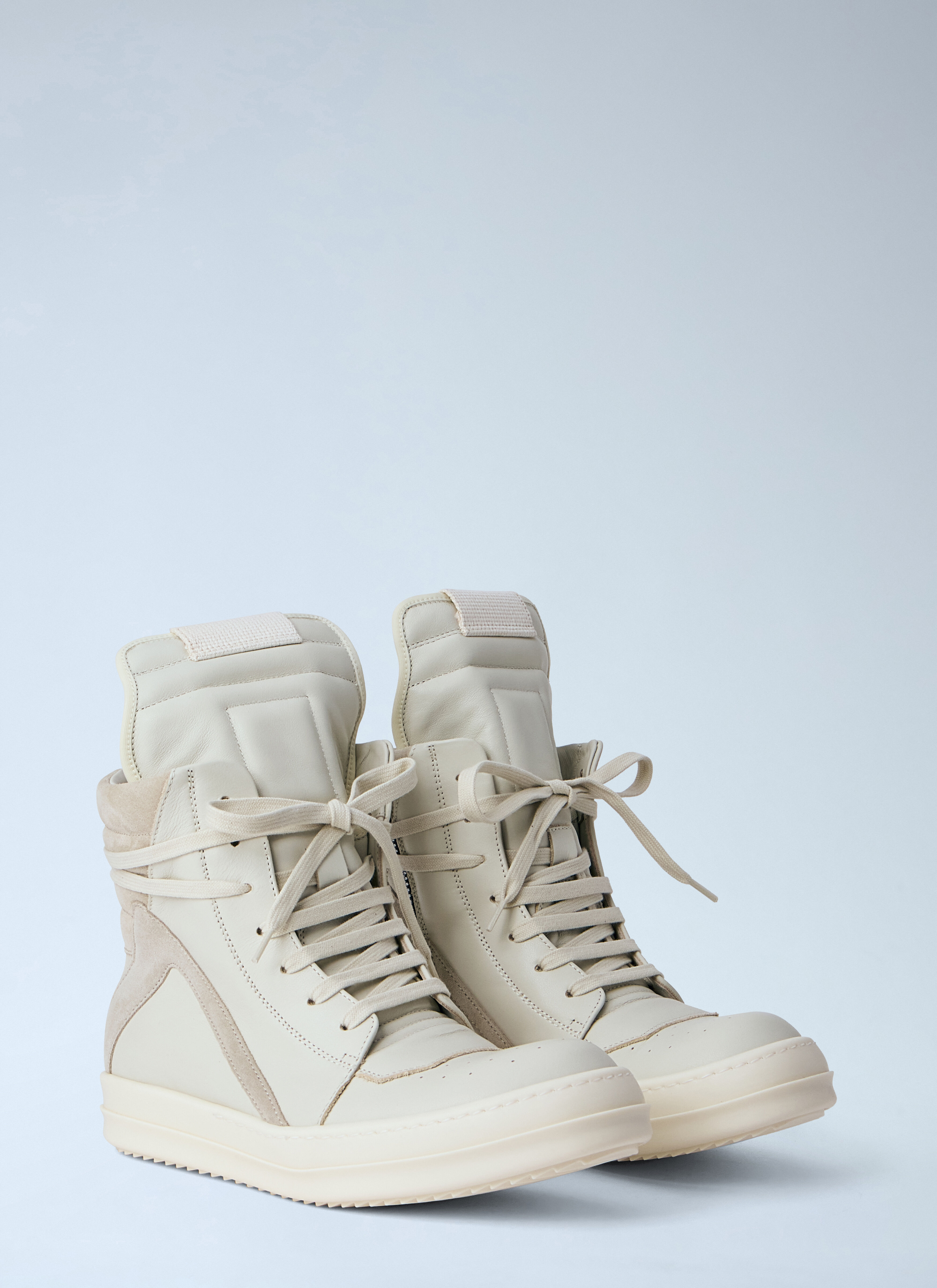 Rick Owens Women's' Geobasket Sneakers in White | LN-CC®