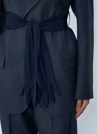 MM6 Maison Margiela Belted Blazer Black mmm0264003