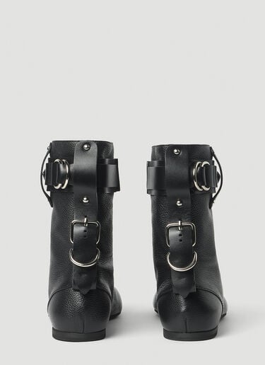 JW Anderson Leather Boxing Boots Black jwa0253022