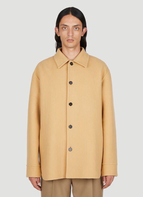 Jil Sander Wool Jacket Light Blue jil0153006