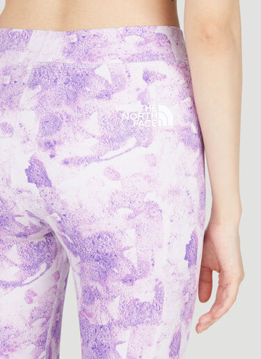The North Face Interlock Tie-Dye Print Leggings Purple tnf0252045