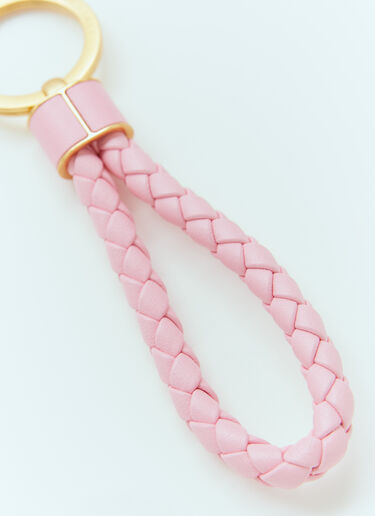 Bottega Veneta Intreccio Keyring Pink bov0255029