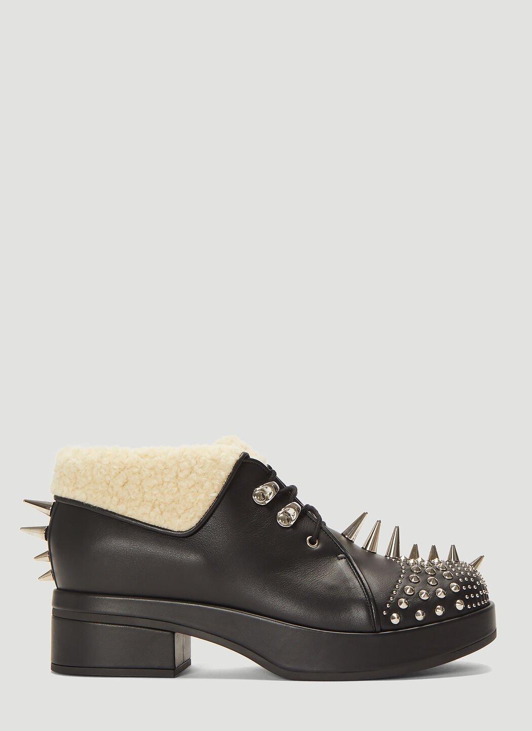 Gucci embellished store leather ankle boots