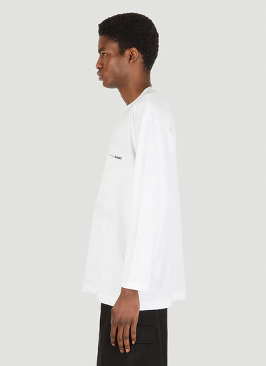 Comme des Garçons SHIRT CDG Long Sleeve Big T-Shirt White cdg0148005
