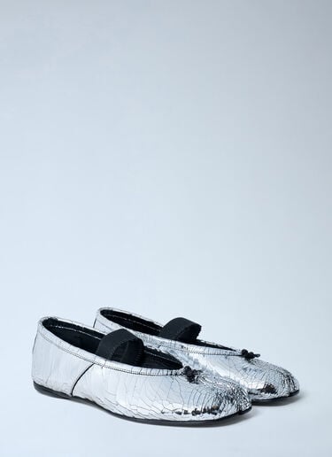 Tabi Ballet Flats Maison Margiela Tabi Ballet Flats Silver mla0262005