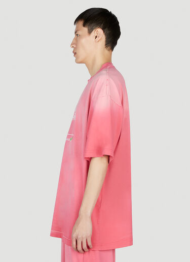 VETEMENTS Slogan T-Shirt Pink vet0351001