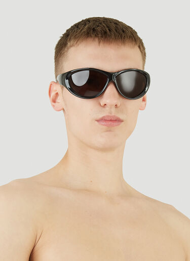 Balenciaga Swift Round Sunglasses Black bal0344007