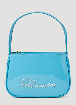 Blumarine 徽标装饰单肩包 浅蓝色 blm0252010