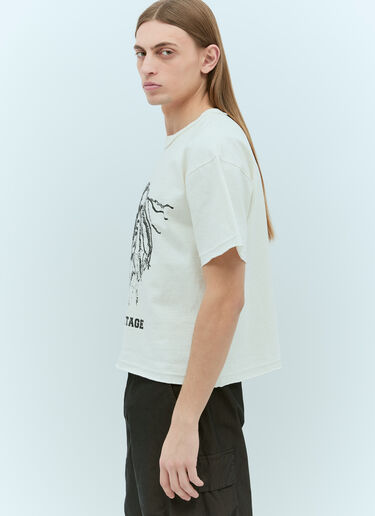 CIRCLE HERITAGE Raw Trims T-Shirt White che0155002