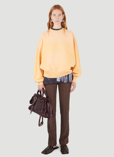 Acne Studios Crewneck Sweatshirt  Orange acn0345007