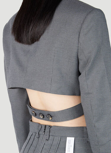 Rokh Cropped Blazer Grey rok0251008