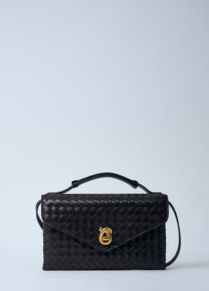 Bottega Veneta Knot Lock Crossbody Bag Brown bov0260016