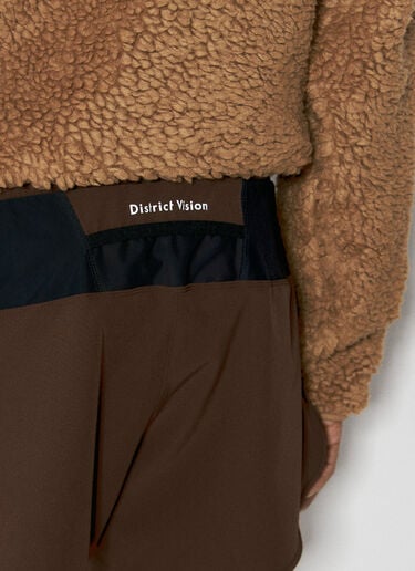 District Vision 5inch Training Shorts Brown dtv0156003