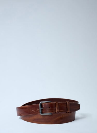 Leather Belt Max Mara Leather Belt Dark Brown max0262067