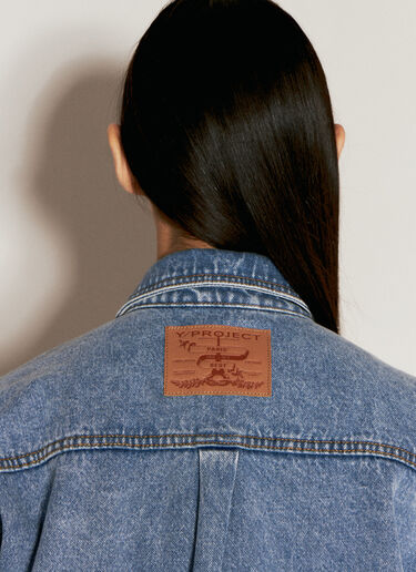 Y/Project Snap-Off Denim Shirt Blue ypr0254007