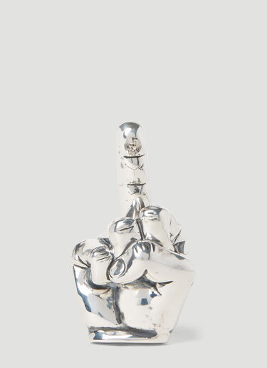 Fuck U Single Earring Y/Project Fuck U Single Earring Silver ypr0252028