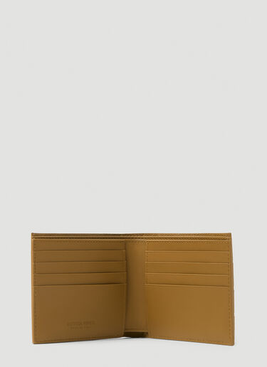 Bottega Veneta Intrecciato Bi-Fold Wallet Brown bov0148075