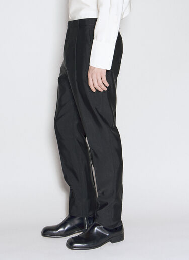 Saint Laurent High-Waisted Faille Pants Black sla0156004