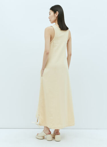 Jil Sander+ 背心式中长连衣裙 黄 jsp0255002