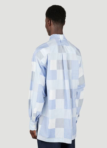 Kenzo Patchwork Shirt Light Blue knz0152014