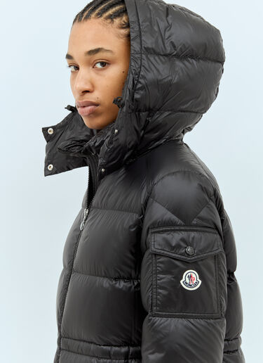 Moncler Meillon 连帽长款羽绒服 黑色 mon0259019