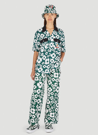 Marni x Carhartt Floral Print Pants Green mca0250012