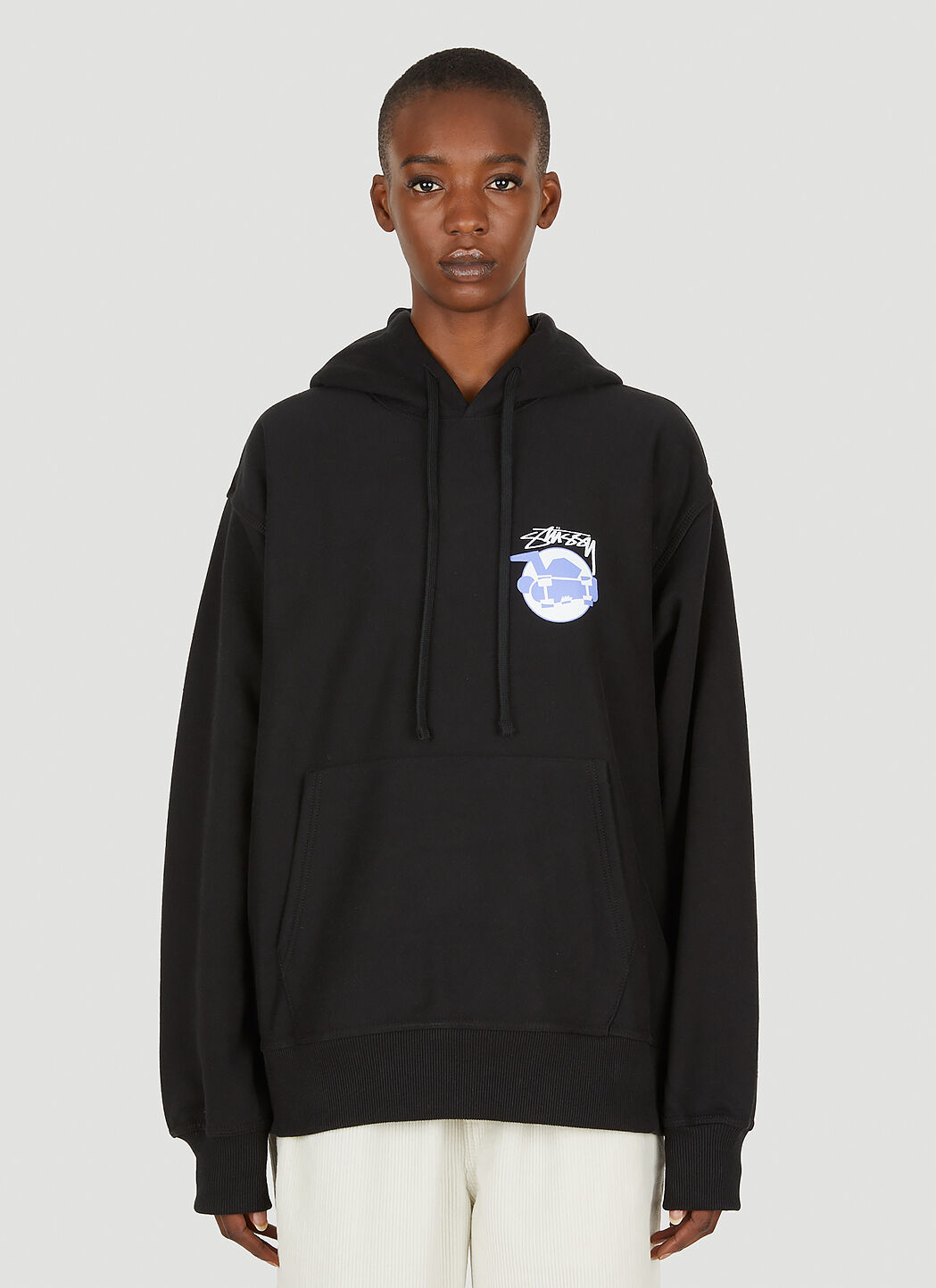 Stussy on sale flag hoodie