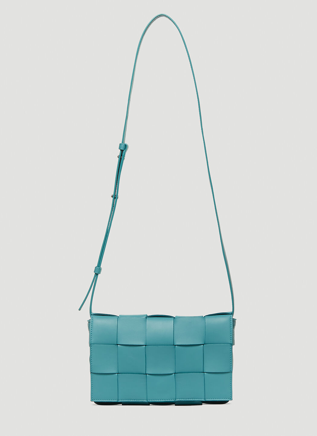 Bottega Veneta Blue Cassette Shoulder Bag LN CC